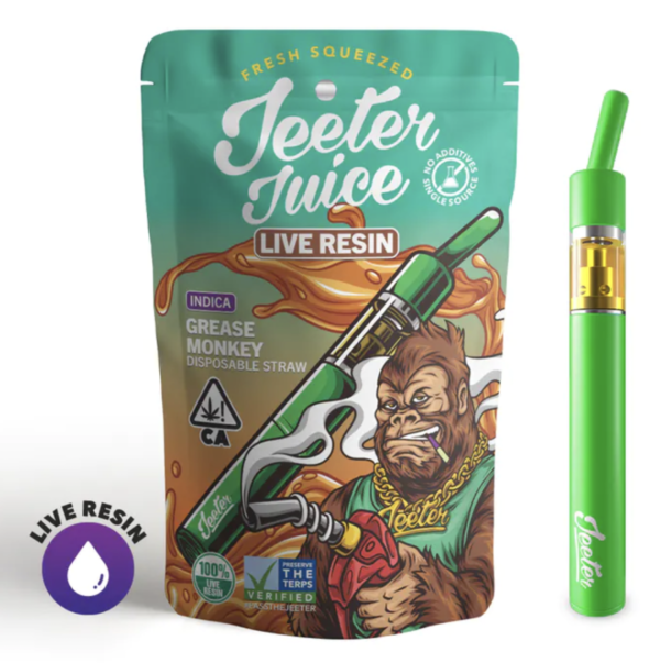 Jeeter Juice Disposable Live Resin Straw - Grease Monkey