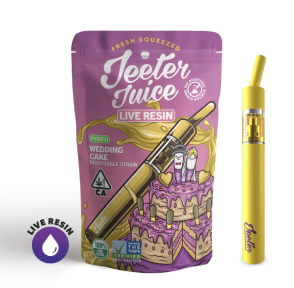 Jeeter Juice Disposable Live Resin Straw - Wedding Cake